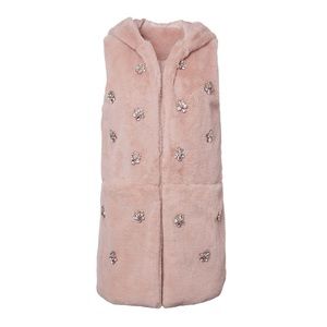 NWT Betsey Johnson Crystal Clear Hooded Vest *NWT*